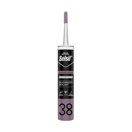SELSİL ANTRASİT GRİ SİLİKONİZE MASTİK 270 ML