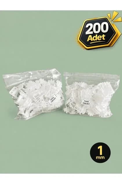 SEVİYE KLİPS ARTI 1 MM 200 LÜ PAKET